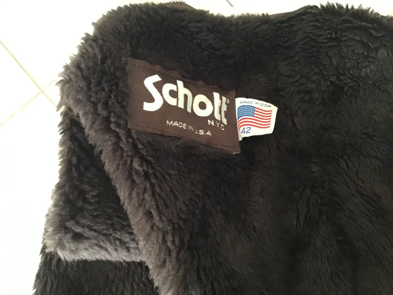 Jaqueta de couro USA