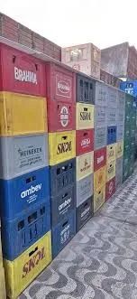 Caixa de cerveja vazia