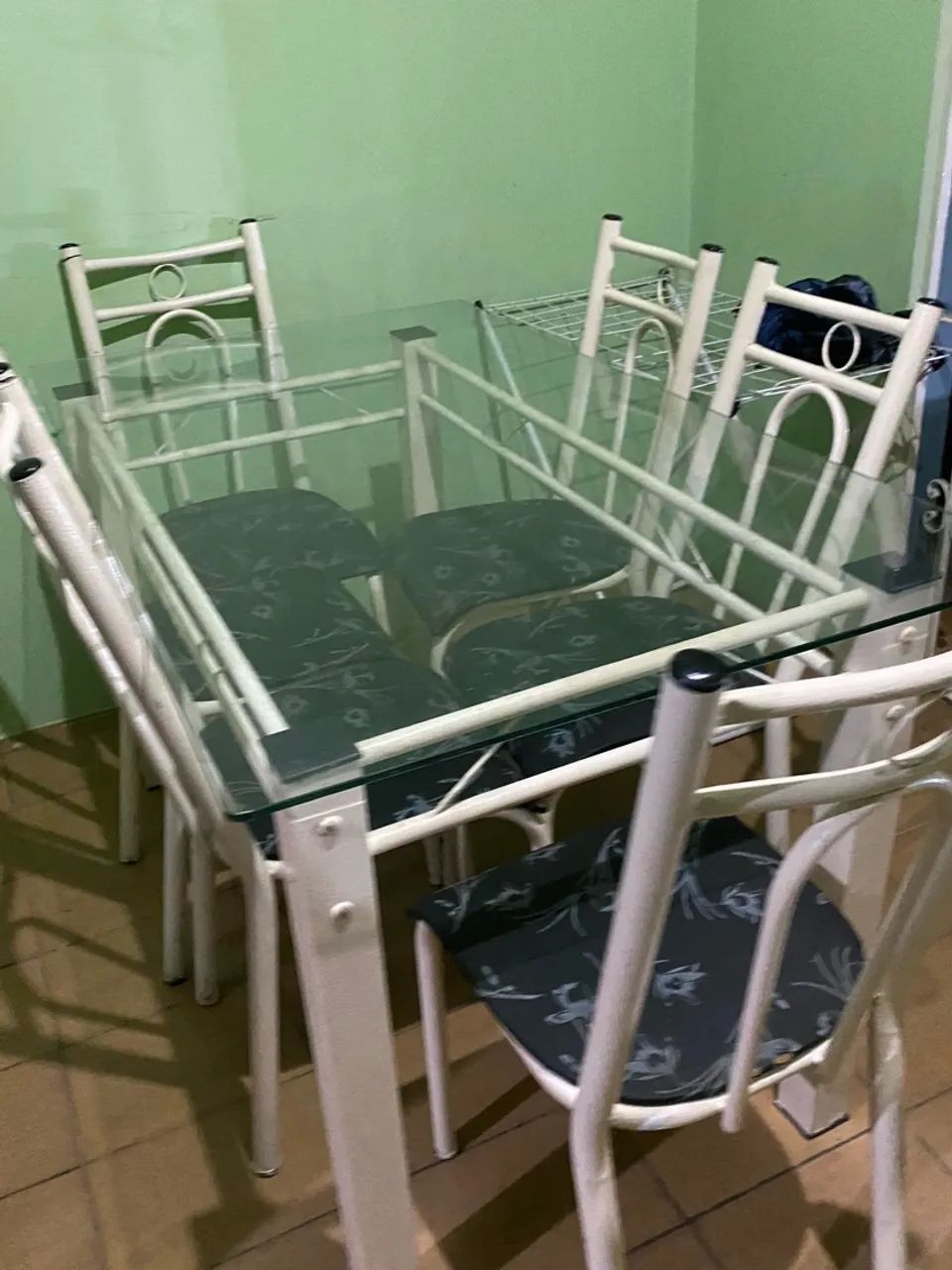 Mesa de vidro de 6 cadeiras  - Foto 5