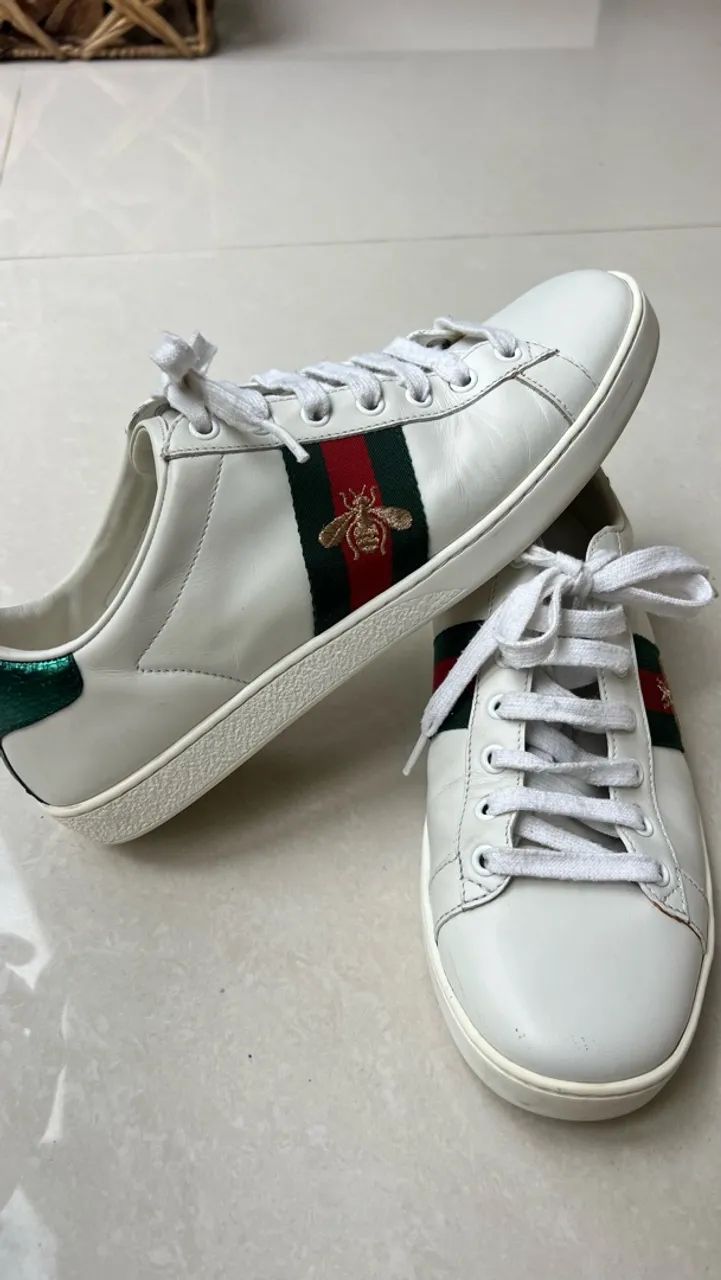 Tenis gucci couro original 39 - Foto 3