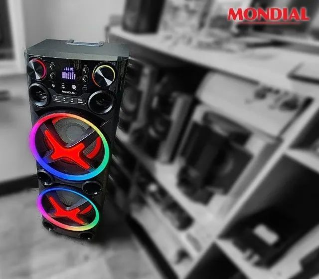 Torre de Som Bluetooth Mondial 2200w - Foto 4