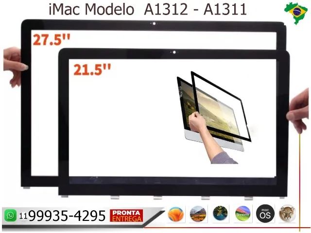 Monitor Apple Cinema Display LED de 27 Polegadas Modelo A1316