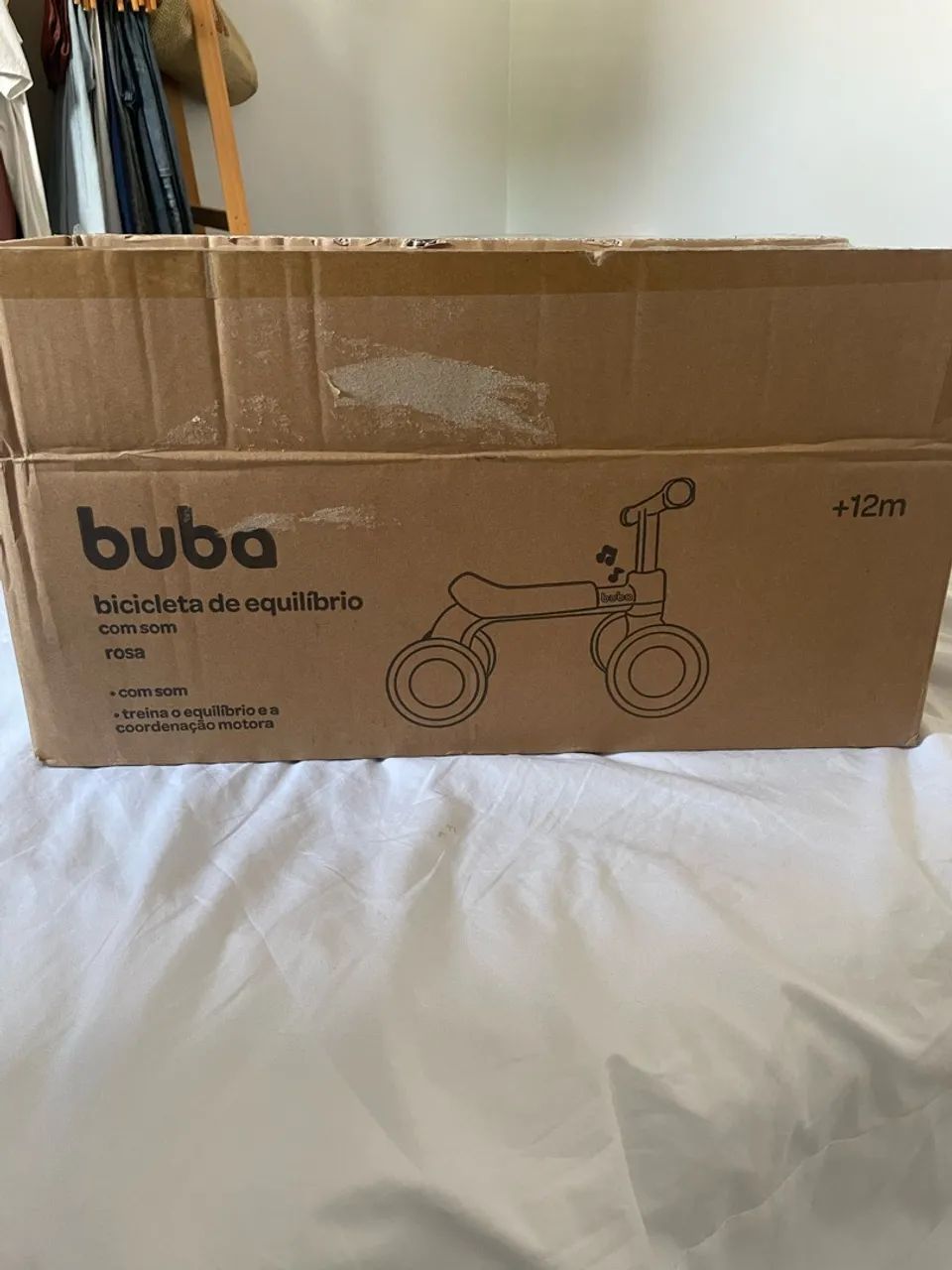 Buba; bicicleta de equilíbrio com som (rosa)