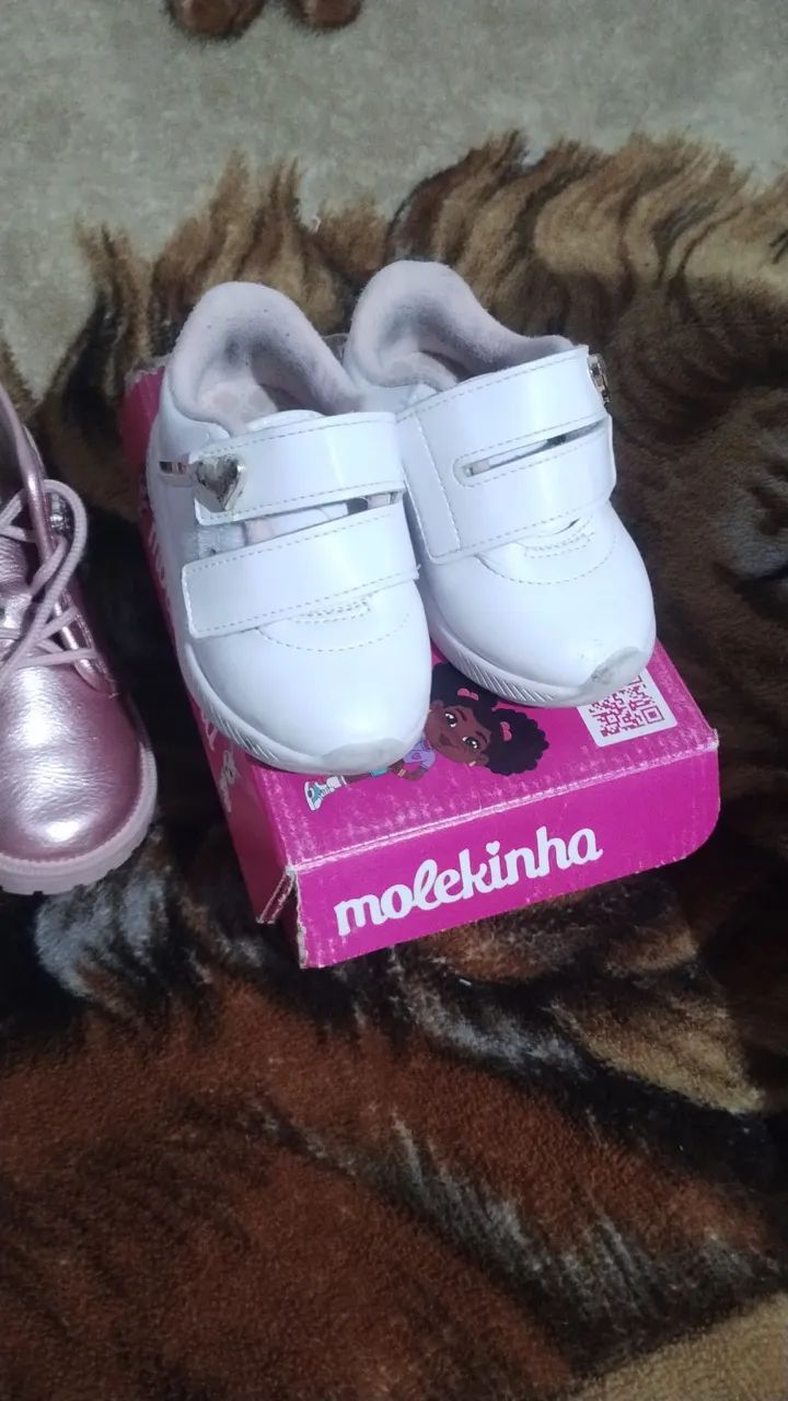 Sapatinho feminino de bebê  - Foto 2