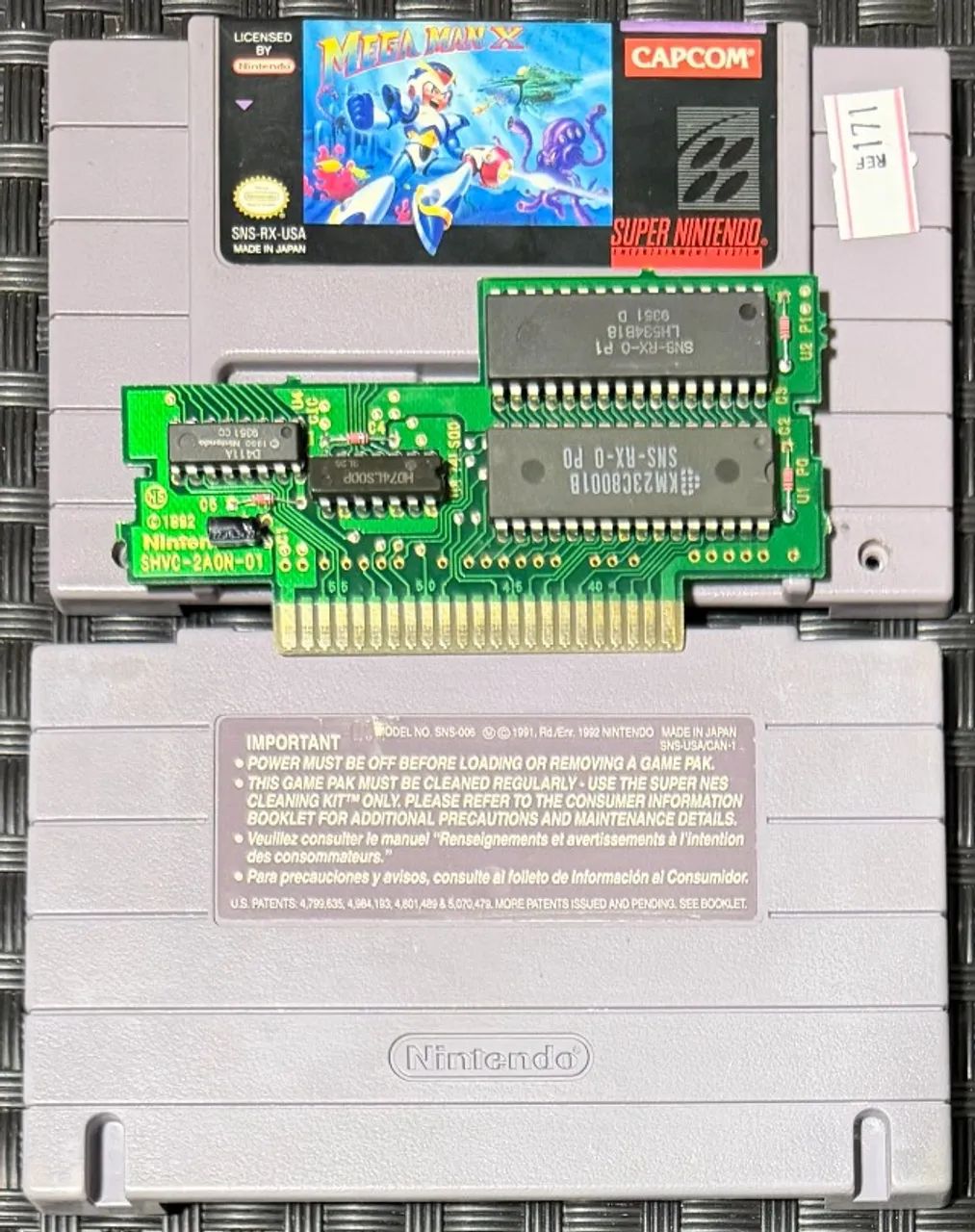 Mega Man X Original SNES Super Nintendo Capcom - Foto 2