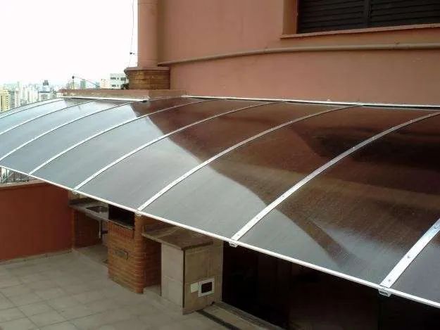 Toldo Policarbonato Fixo  e em Lona - Foto 4