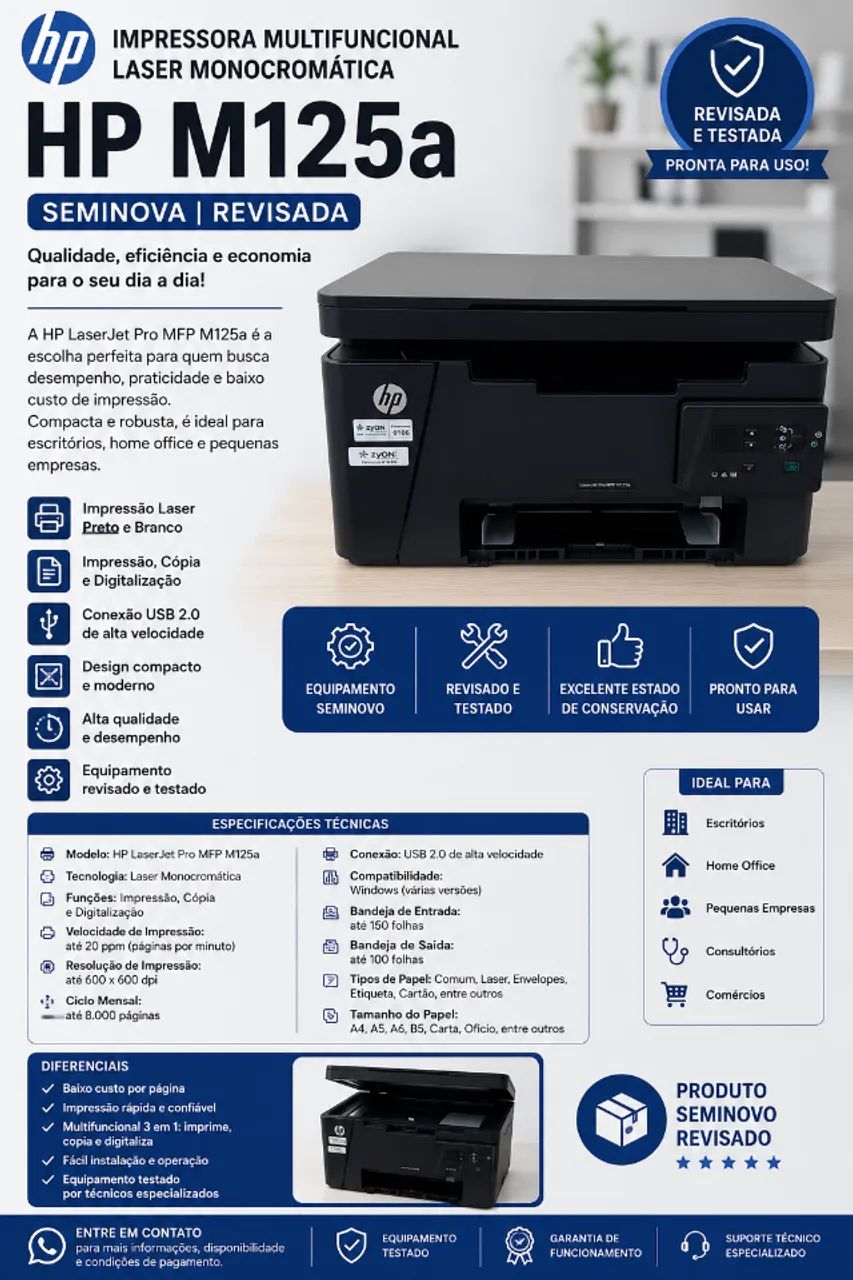 Impressora HP M125A