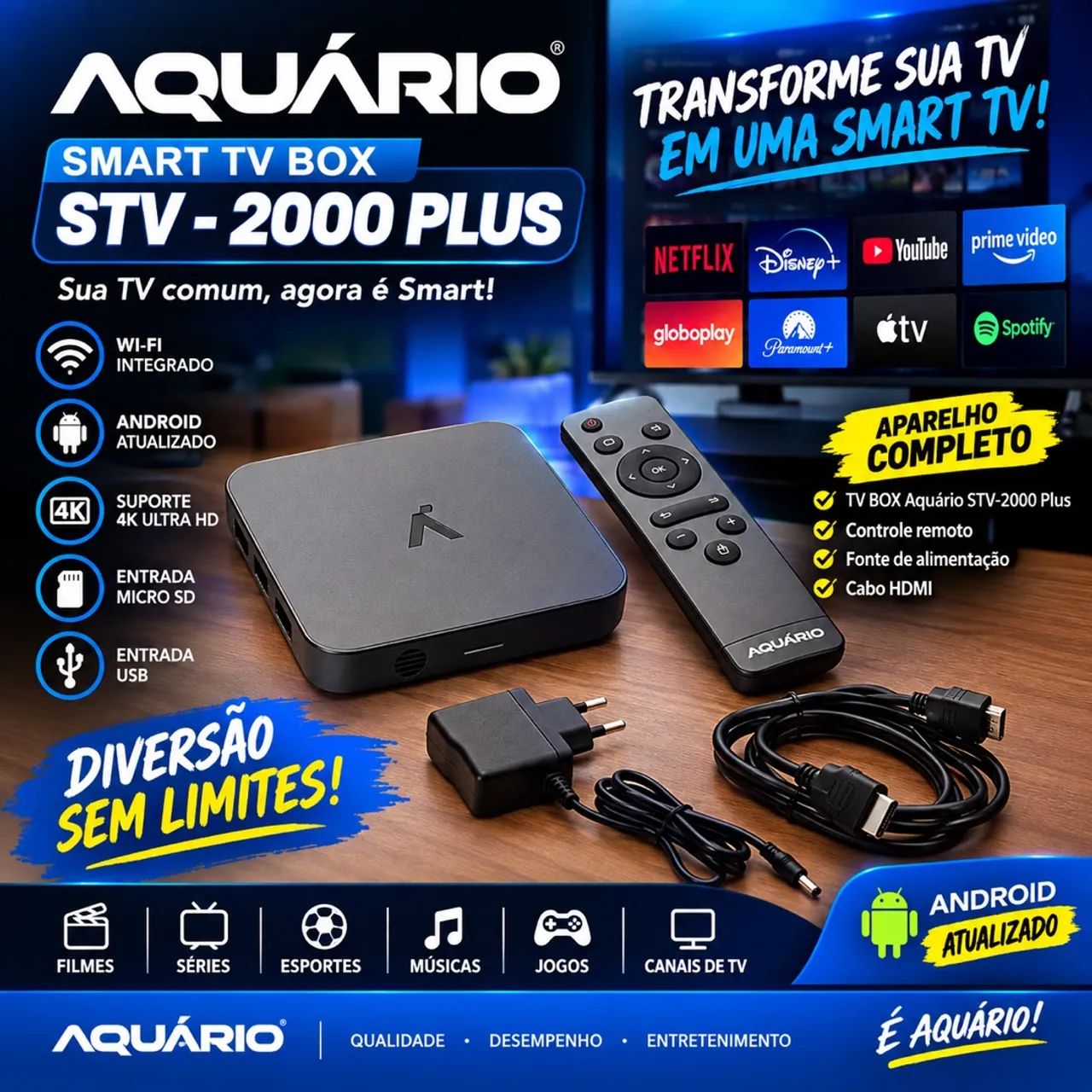 STV 2000 PLUS AQUÁRIO 