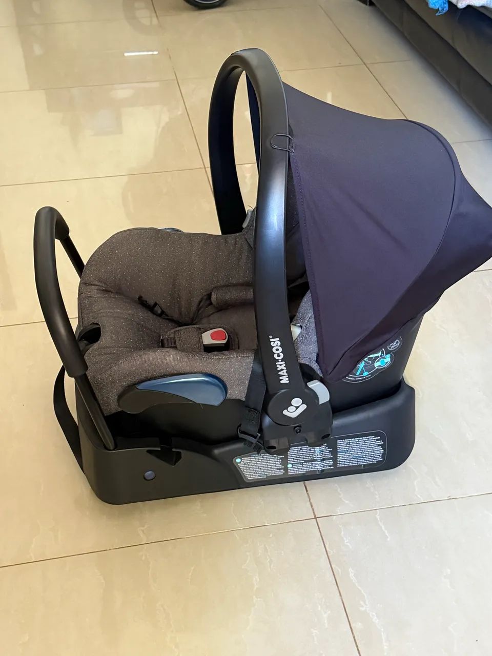 Bebê conforto Maxi Cosi Sparkilng Grey - Foto 3
