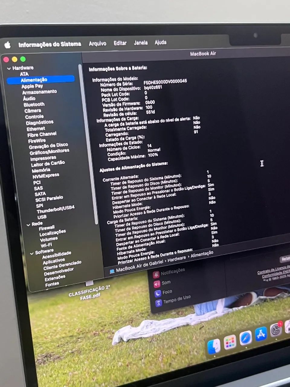 MacBook Air M4 - Com garantia - Aceito troca por notebook gamer - Foto 3