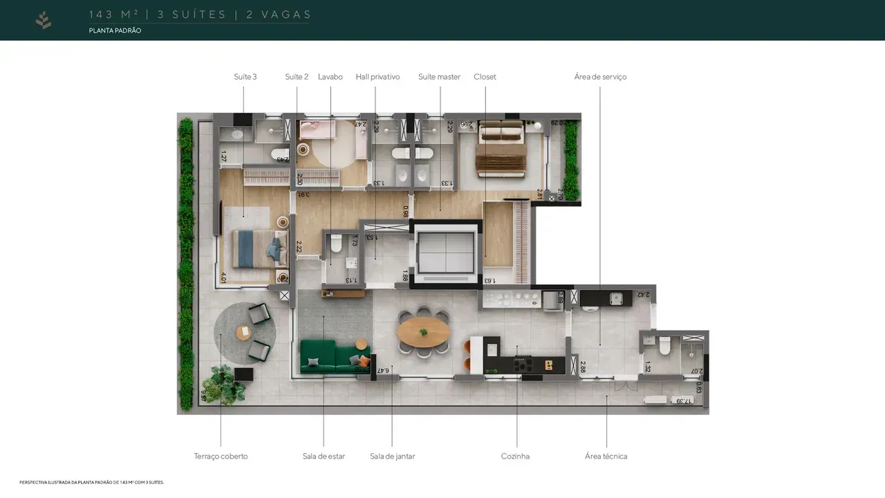 PLANTA 144m²