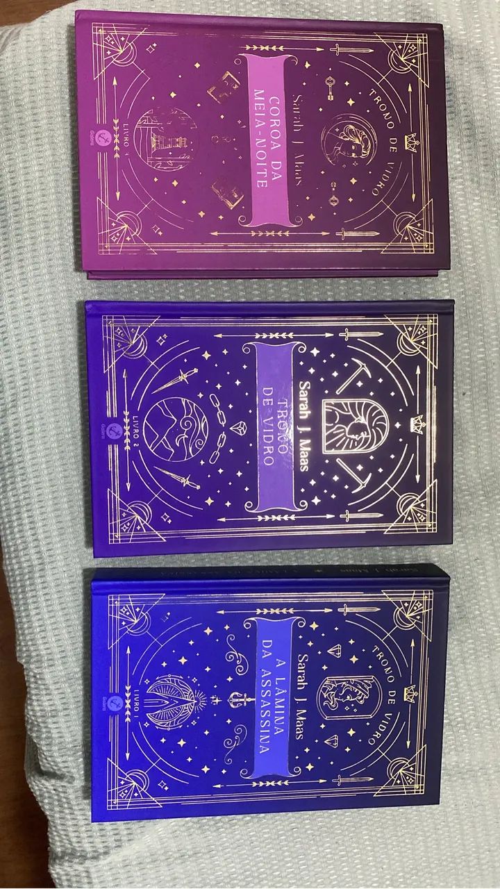 Livros Trono de Vidro - Volume 1, 2 e 3