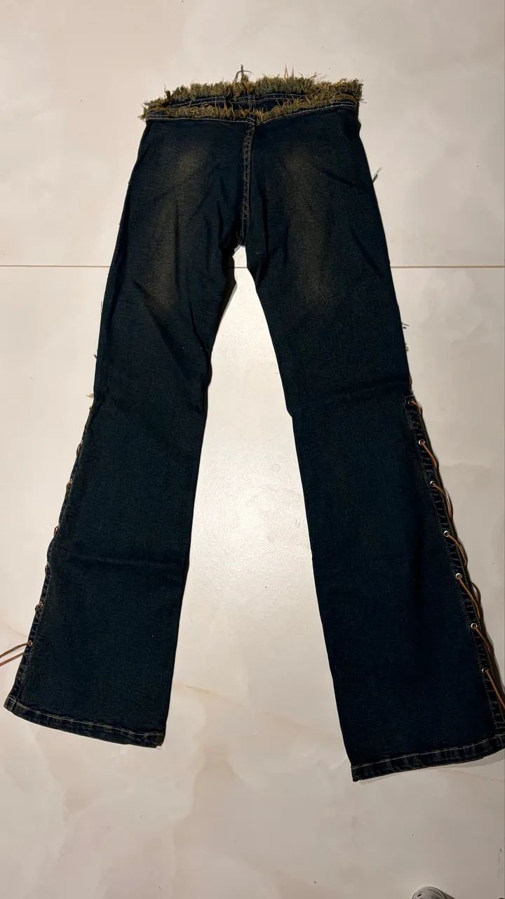 Calça jeans inspired roberto cavalli - Foto 2