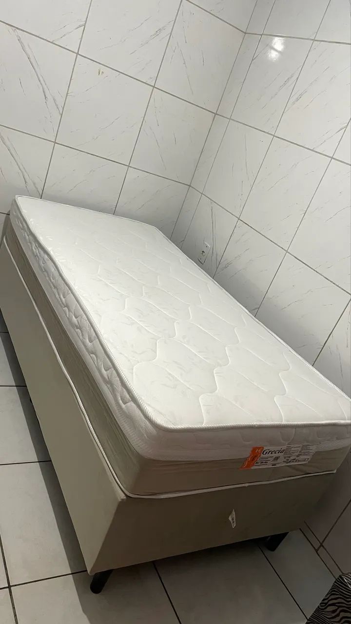 Cama Solteirão Mola Ensacada 