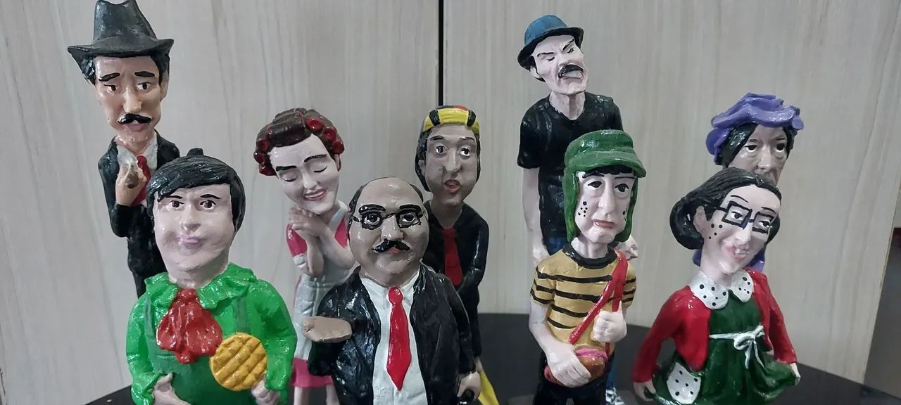 Bonecos Resina Turma do Chaves