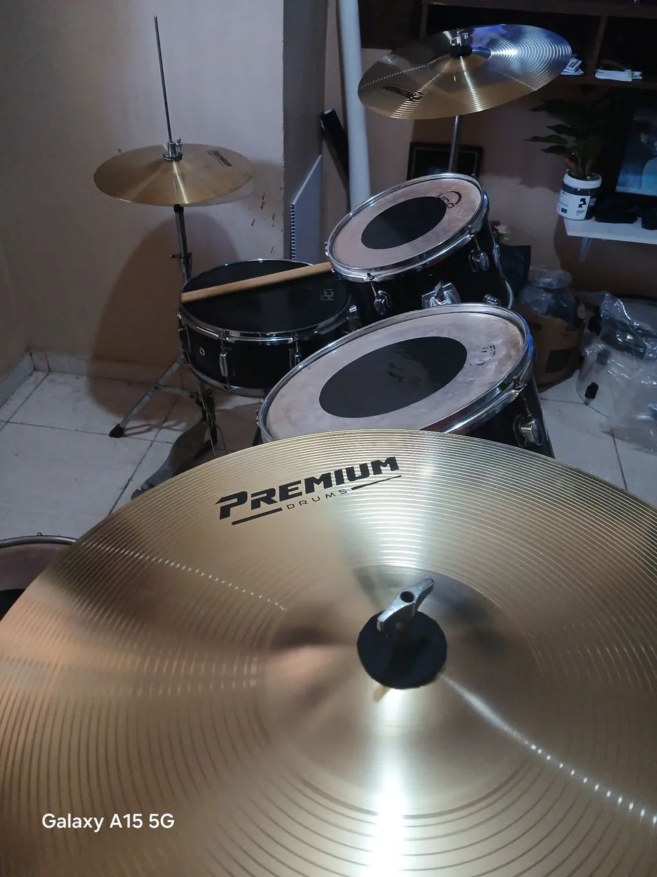 Bateria acústica completa Premium  - Foto 3