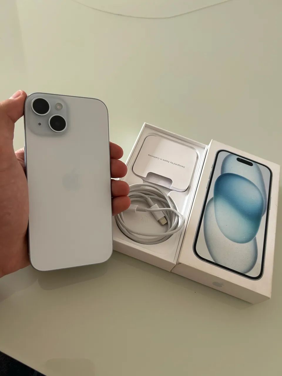 iPhone 15 128gb 100% bateria garantia até 07/2026 - Celulares e