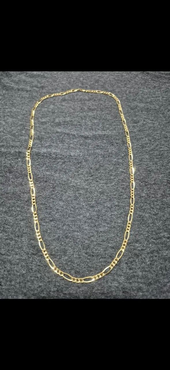 VENDO OU TROCO CORRENTE 3X1 DE OURO 18K 7.3 GRAMAS 