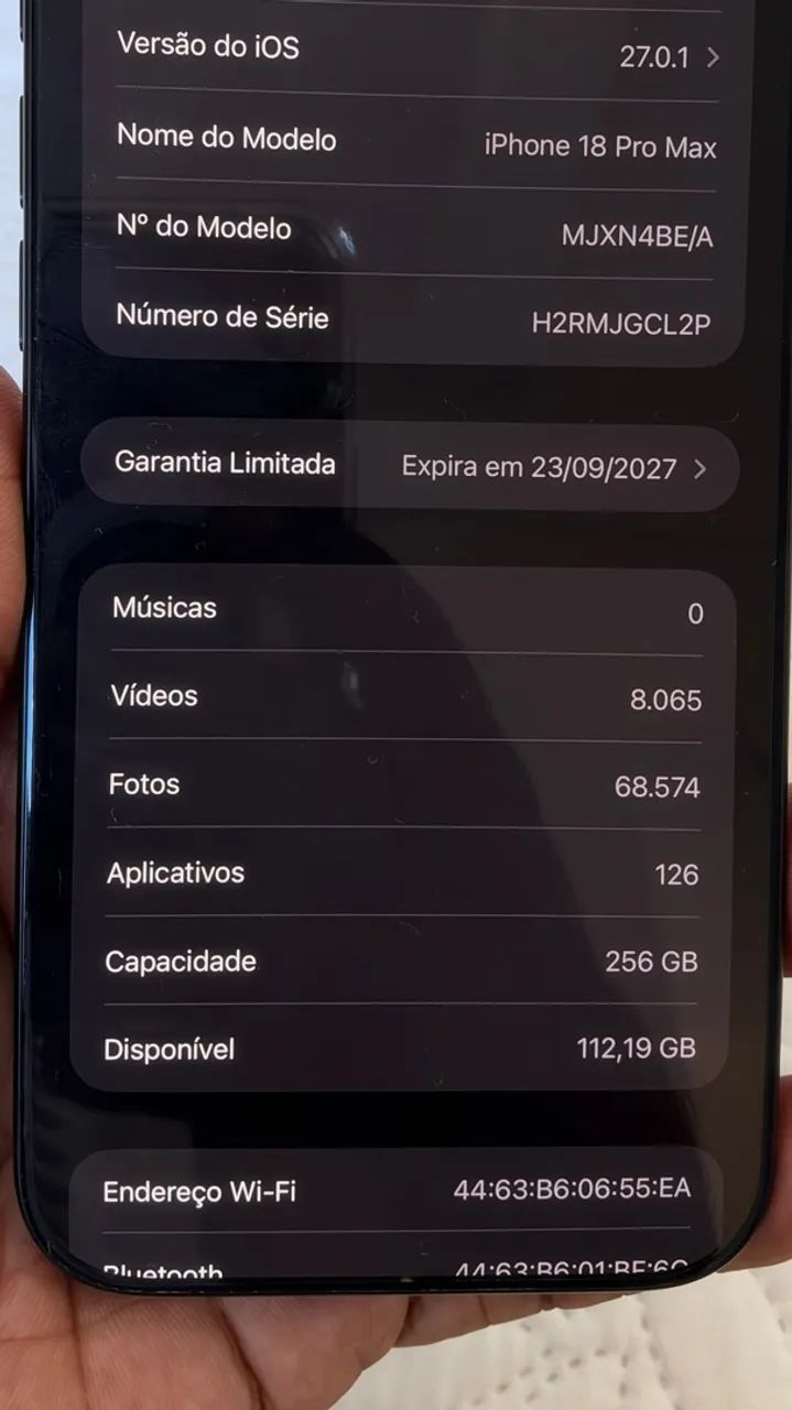 Vendo iPhone 18 pro Max black  - Foto 5