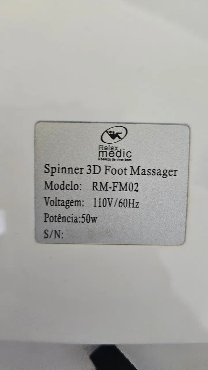 Massageador pés relax medic com aquecimento infravermelho  - Foto 6