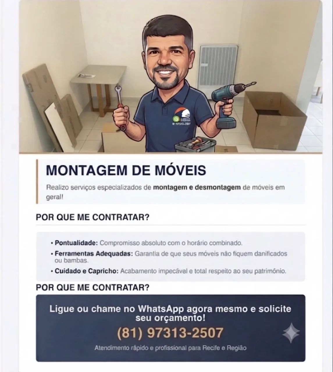 Montador de móveis em (geral)