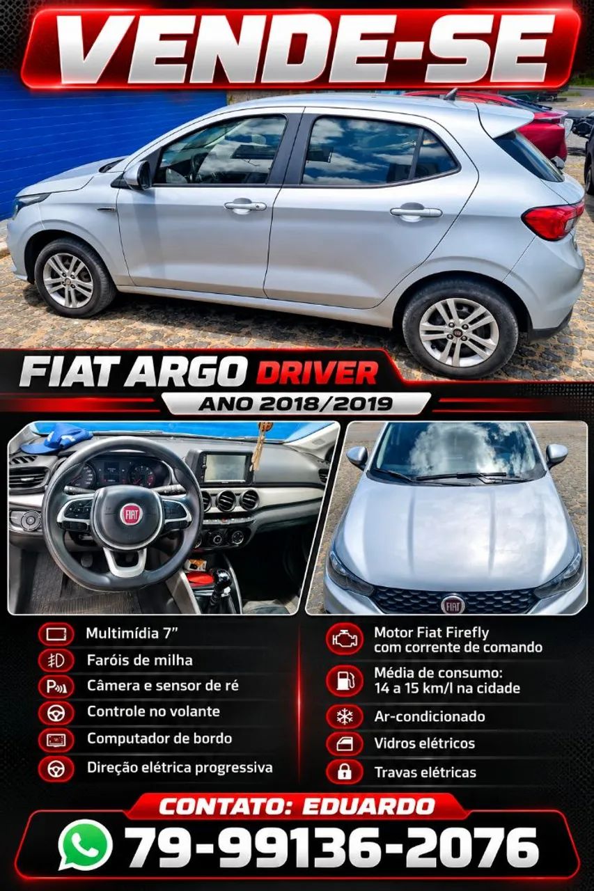 Fiat Argo Drive 1.0 6V Flex 2019