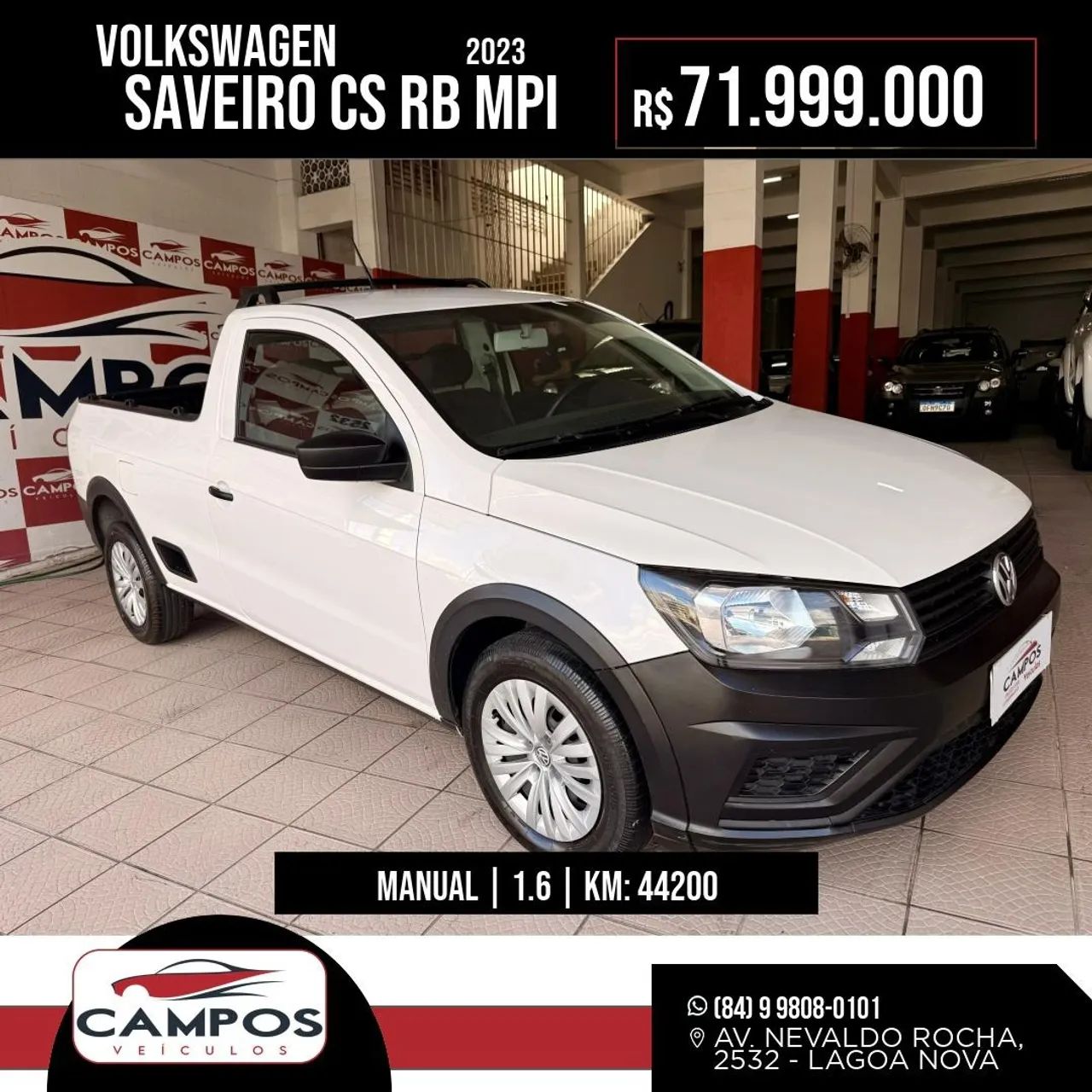 Volkswagen Saveiro Saveiro Robust 1.6 Total Flex 8V 2023