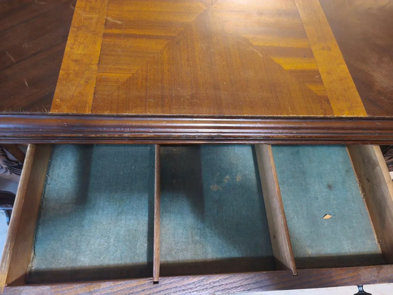 Mesa de madeira maciça de abrir  - Foto 4