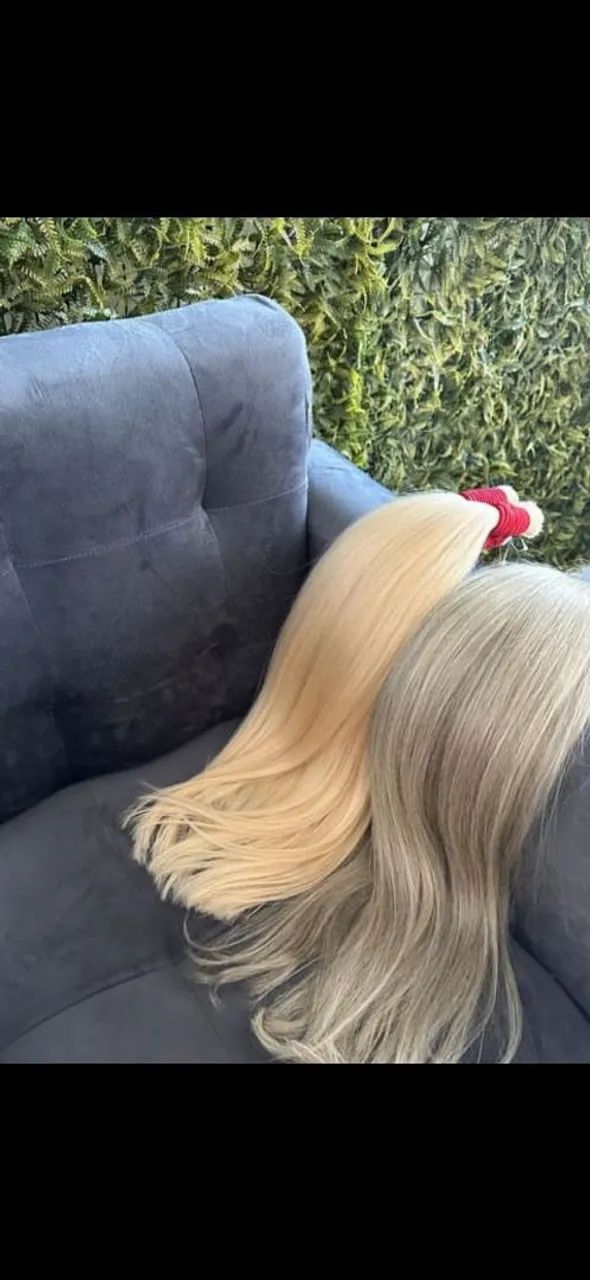 Cabelo humano loiro global 55cm - Foto 2