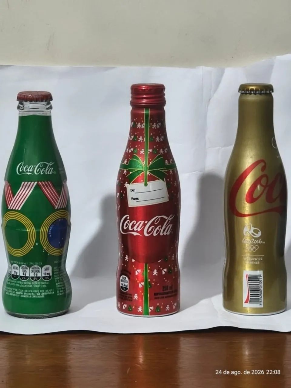 Garrafas de coca cola lacradas  e Copos da Coca Cola - Foto 3