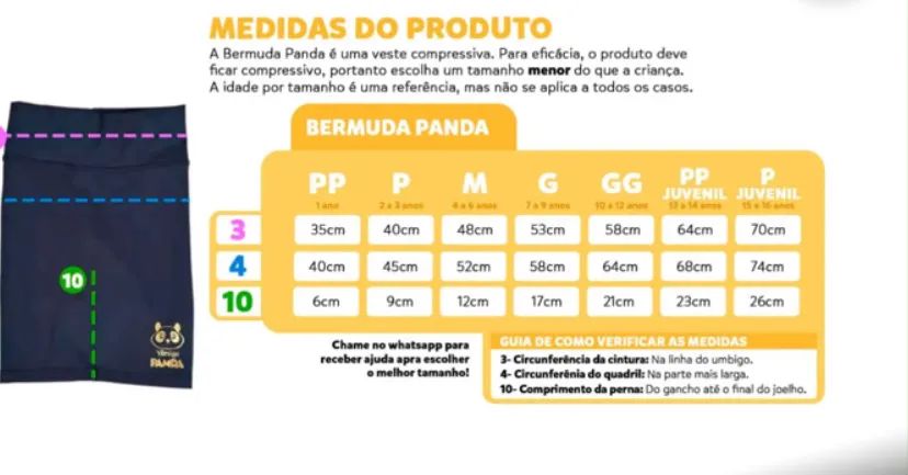 Bermuda de compressão panda - Foto 2