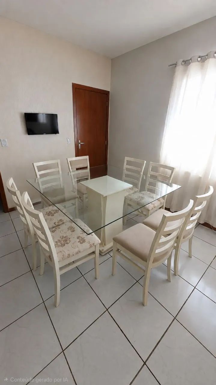Jogo de mesa 8 lugares (1,50m)