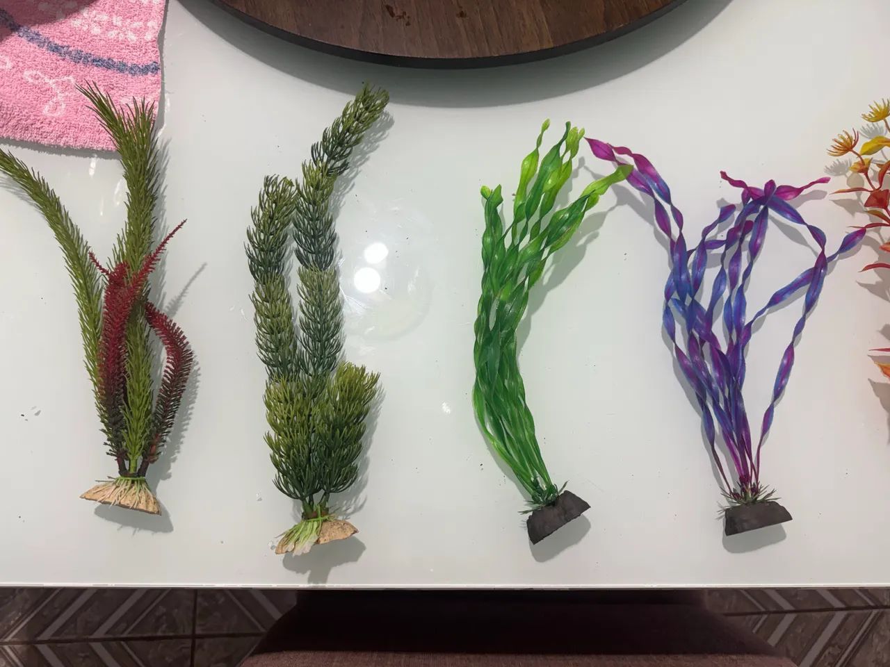Enfeites para aquário (artificial) 
