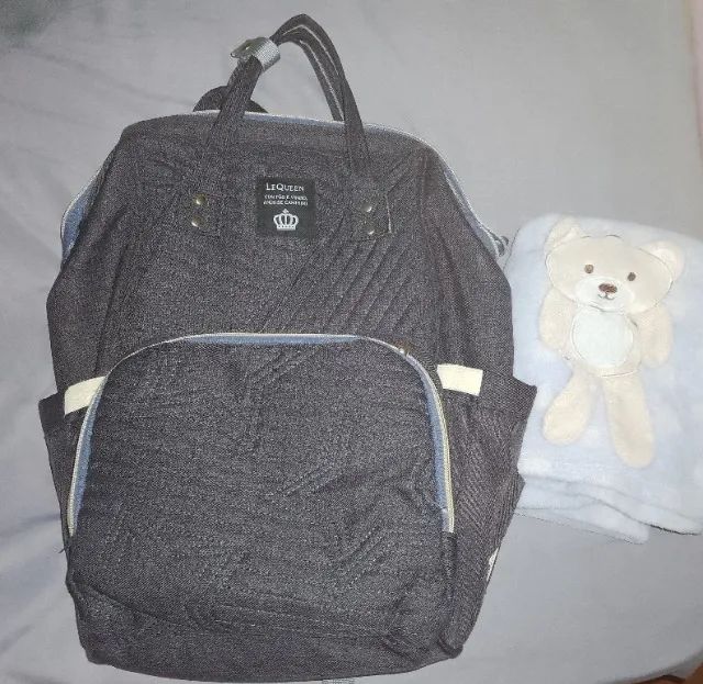 Bolsa maternidade e manta  - Foto 4