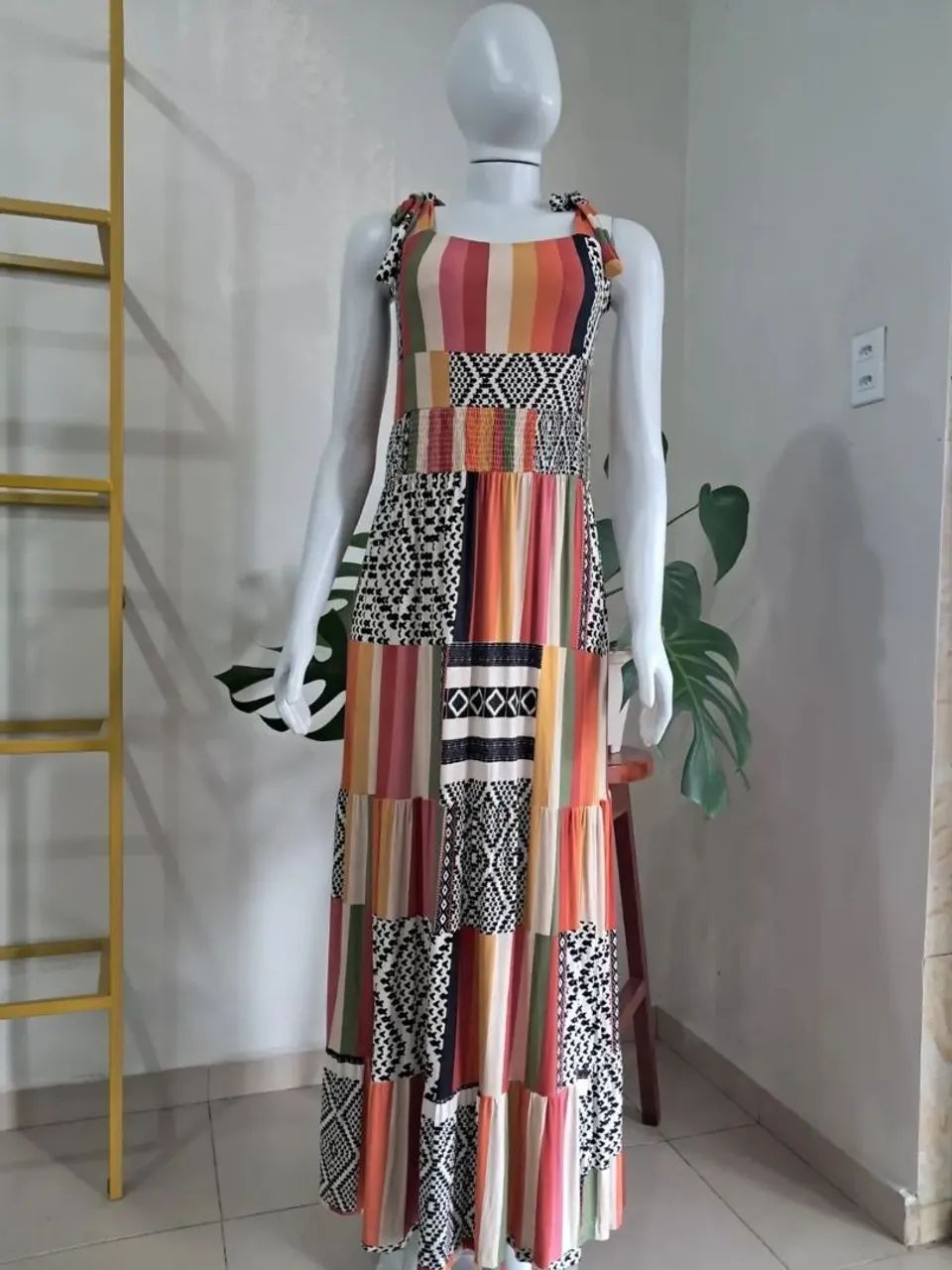 Vestido longo em viscose  - Foto 2