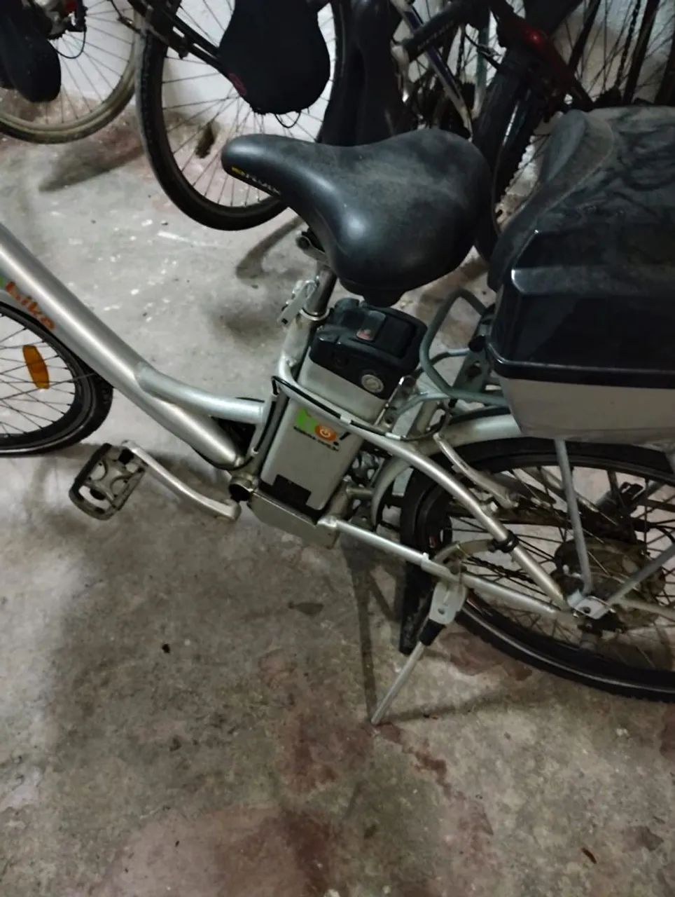 BICICLETA ELETRICA EBIKE PRATA - Foto 3