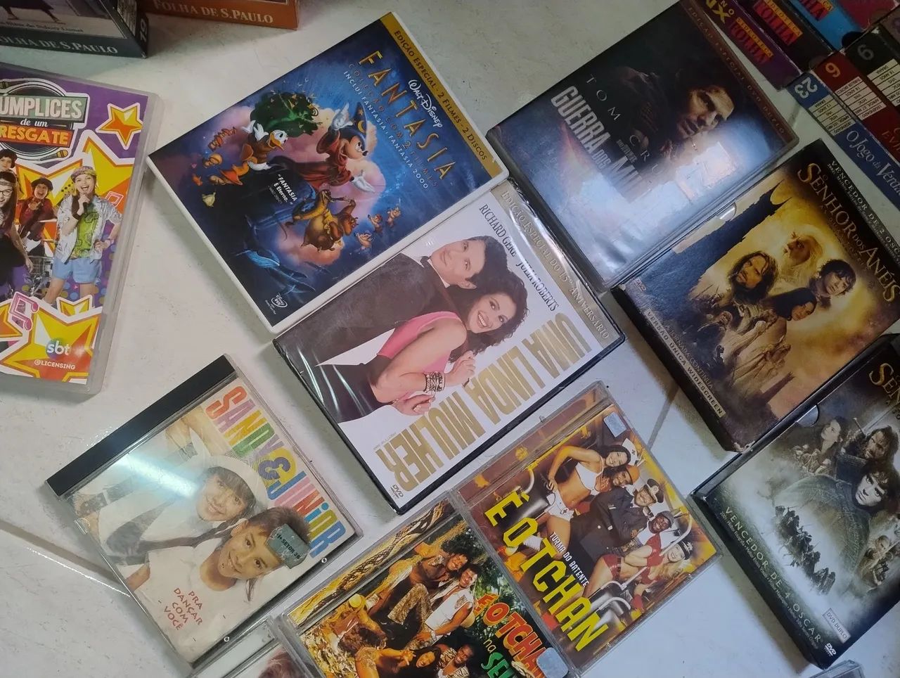 Lote antigo colecionador VHS  CD DVD - Foto 4