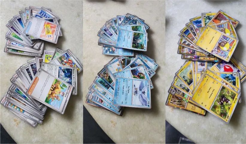 Lote 375 Cartas de Pokemon + uma 70 de código online - Foto 2