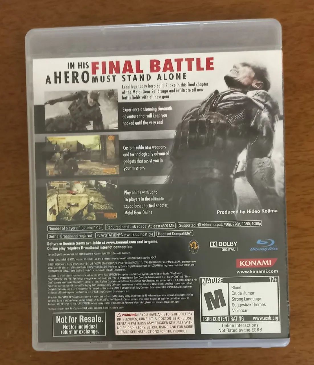 Jogo Metal Gear Solid 4 - Foto 2
