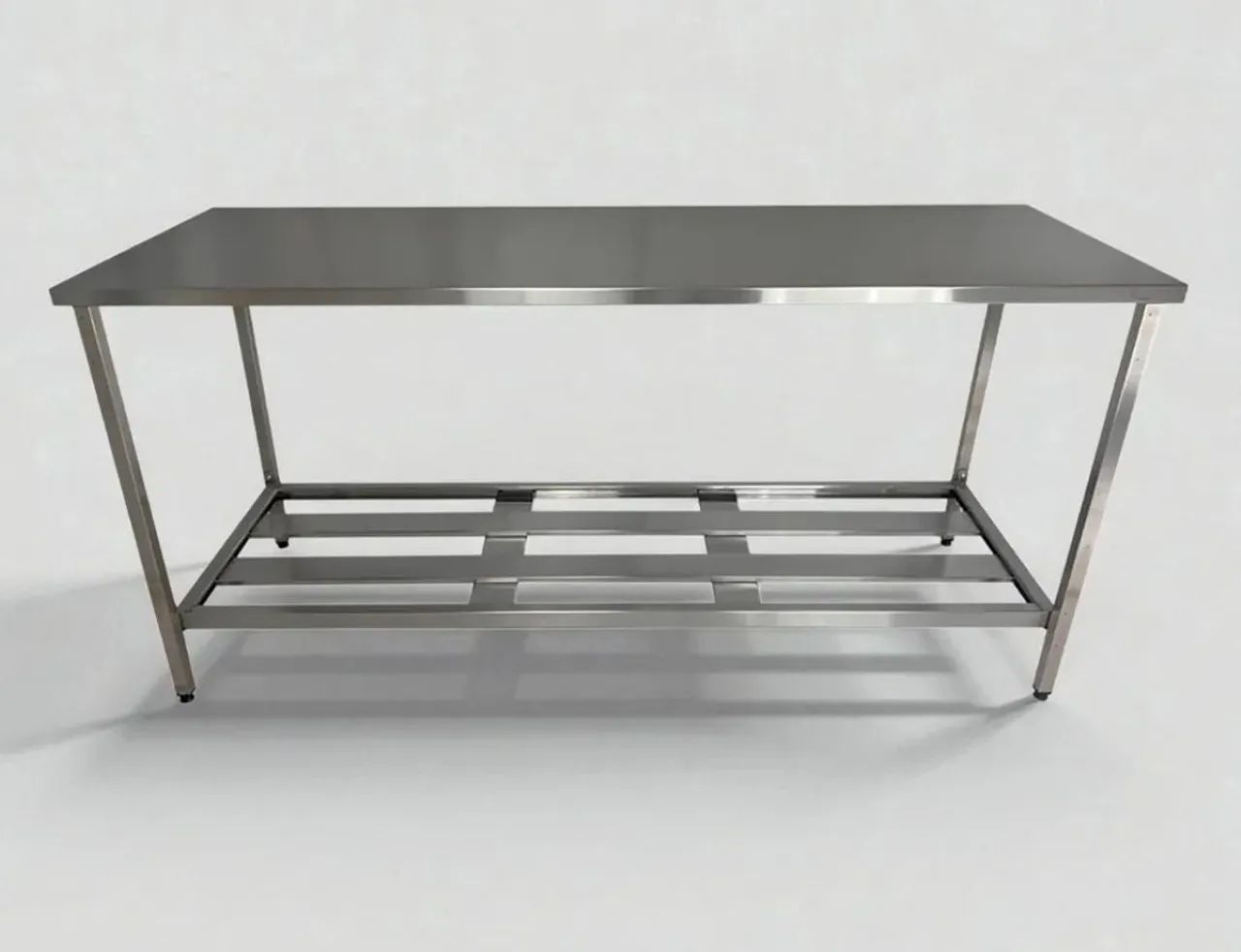 Mesa inox 1,80×0,50×0,90