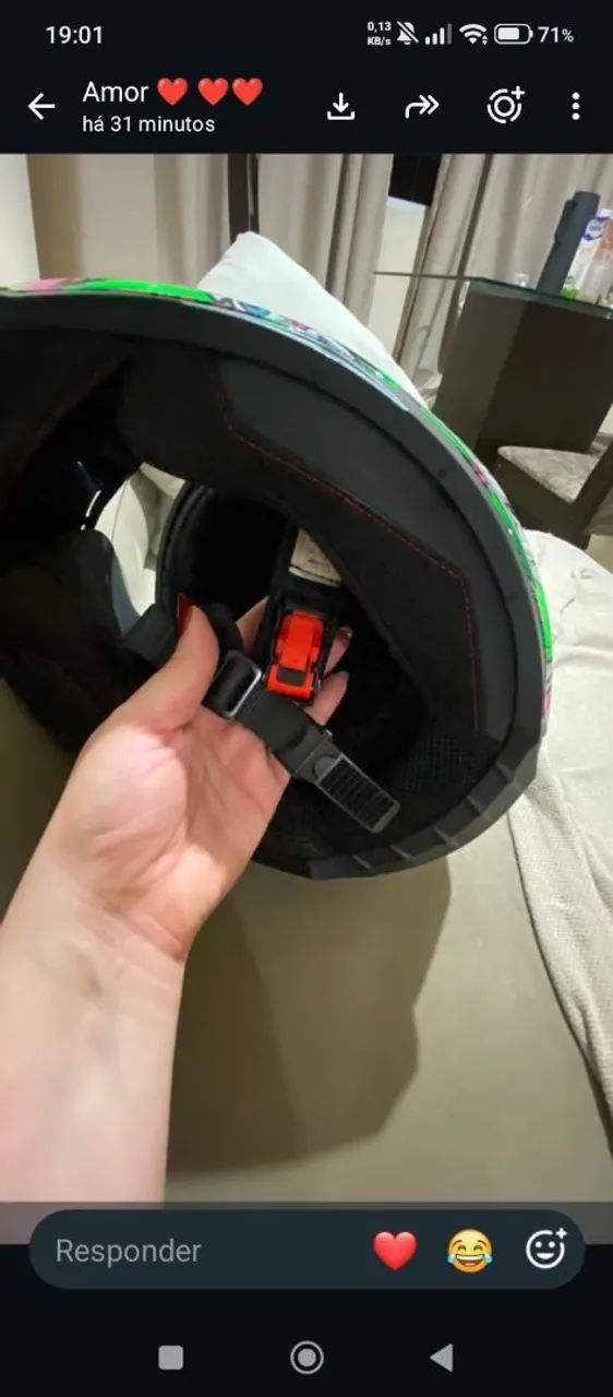 Vendo Capacete Norisk. NOVO - Foto 3