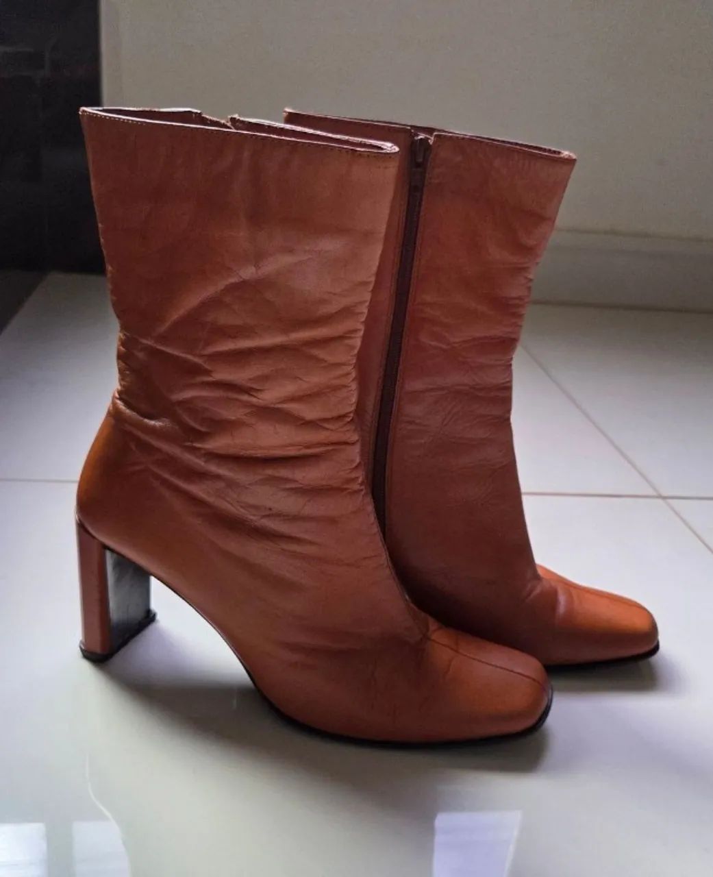 bota couro feminina corello n. 35 - Foto 2