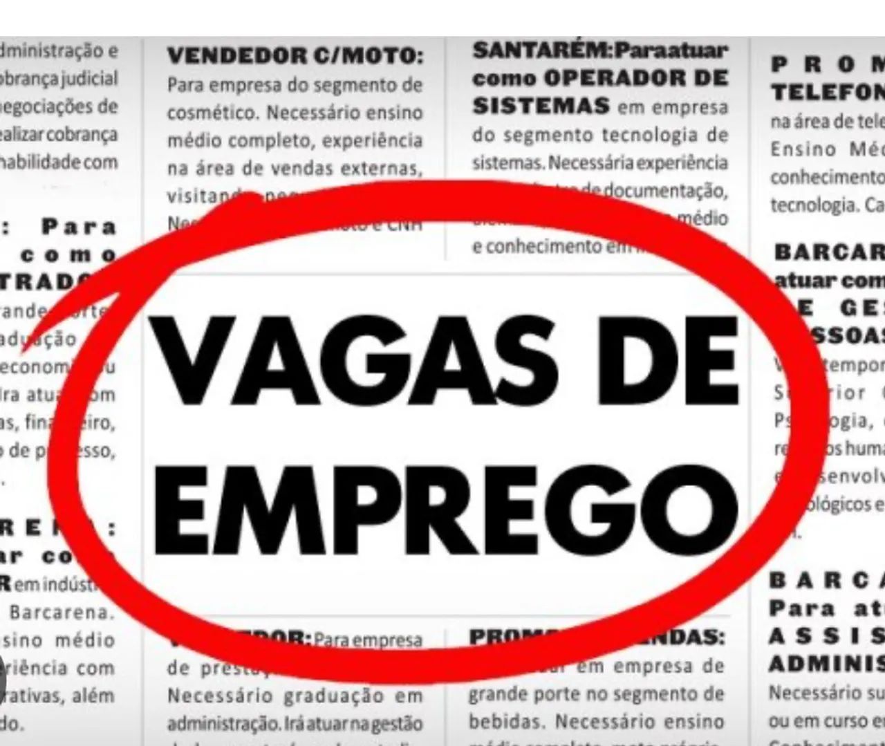 Leia o anúncio 