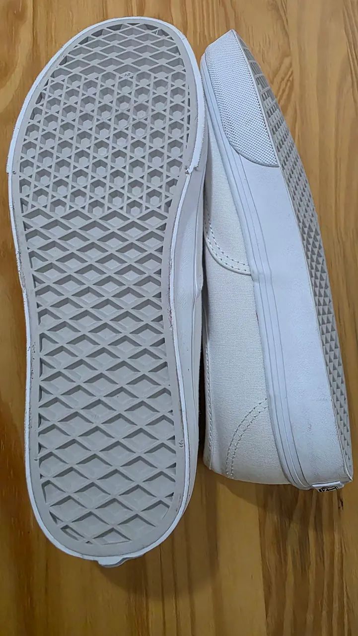 Tenis Vans Authentic White 39 unisex  - Foto 3