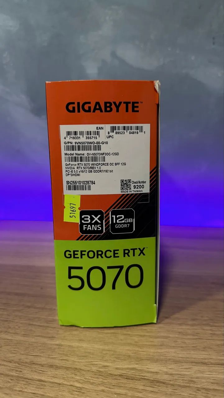 Rtx 5070 12gb Gigabyte (Nova Lacrada) - Foto 3