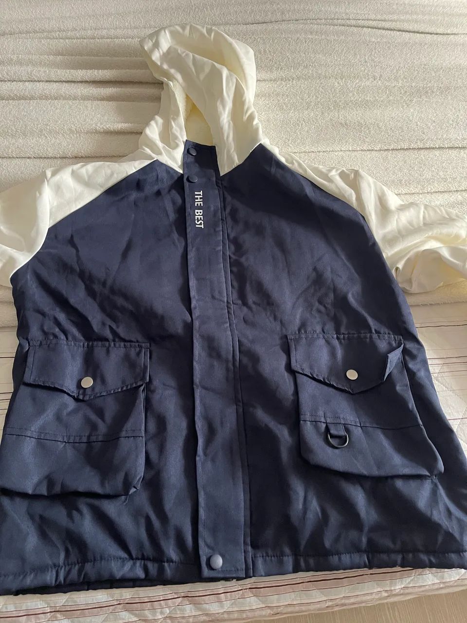 Jaqueta masculina azul  - Foto 2