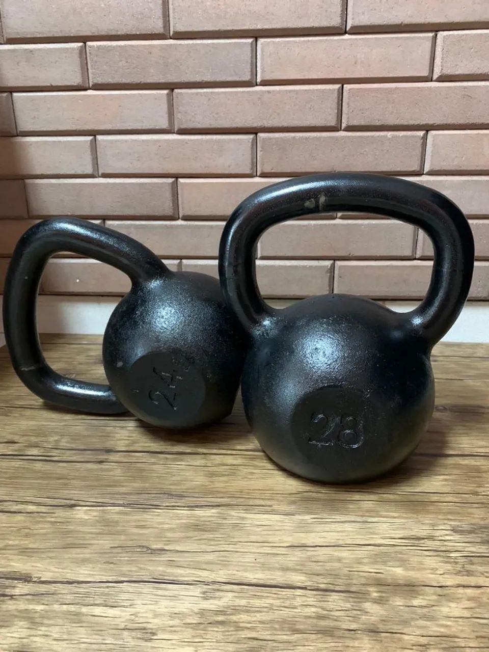 Kettlebell ferro pintado novo