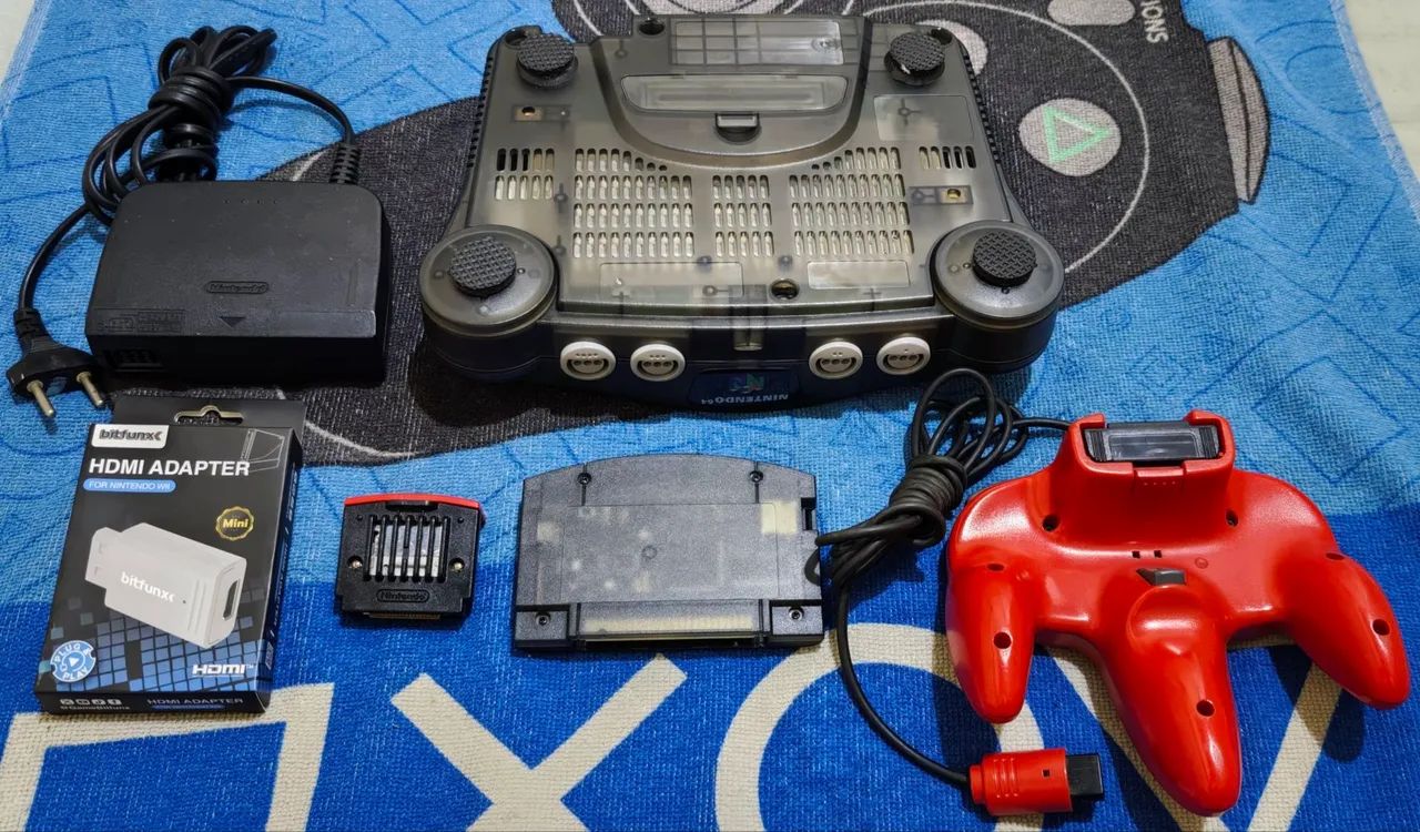 Nintendo 64 com expansion pack e carcaça nova  - Foto 4