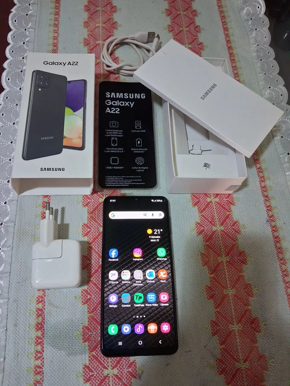 Smartphone Samsung A22 4G NFC (COMPLETO)