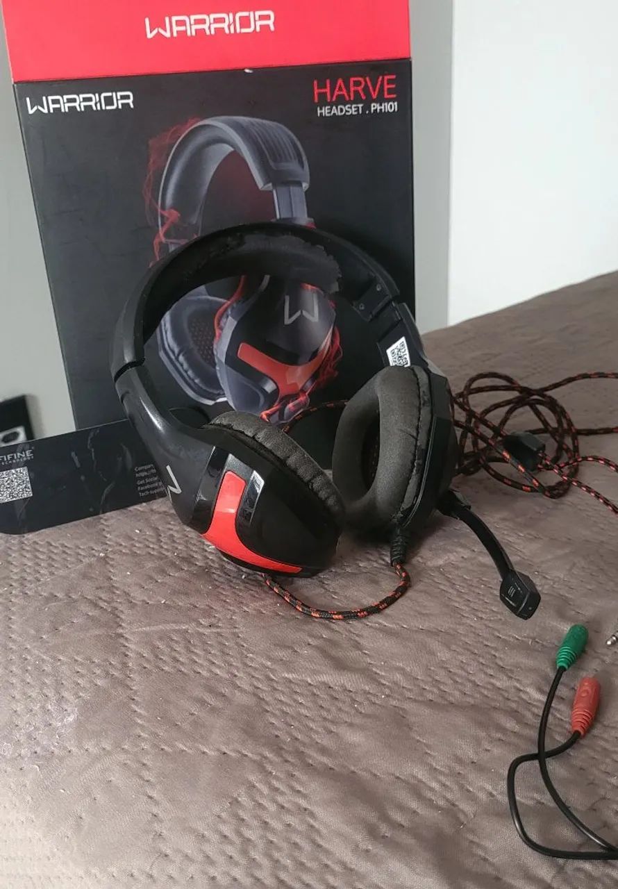 Headset Warrior Usado - Foto 3